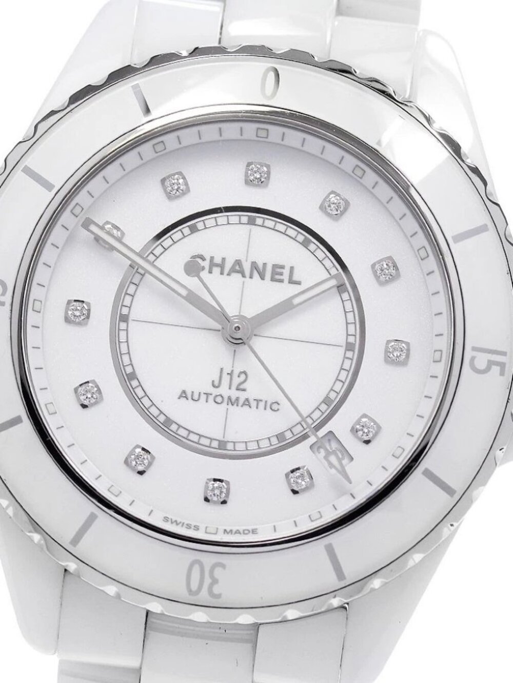 CHANEL J12 38MM H5705 12P Diamond Calibre 12.1 Automatic Men's Watch_839150